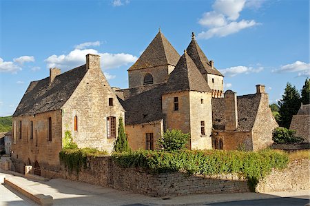 french villages - Europe, France, Dordogne, St Genies. The chateau of St Genies. Stock Photo - Rights-Managed, Code: 862-03807433