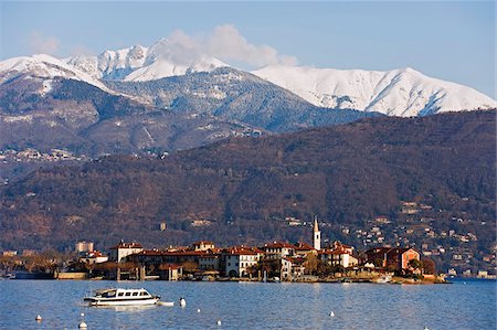 Europe, Italy, Lombardy, Lakes District, Isola Superiore, Borromean Islands on Lake Maggiore Fotografie stock - Rights-Managed, Codice: 862-03807634