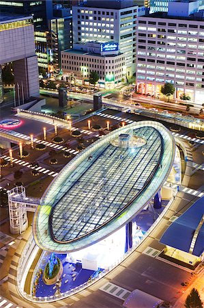 simsearch:862-07690321,k - Asia, Japan. Nagoya, Gifu prefecture, Oasis 21 sky walkway Stock Photo - Rights-Managed, Code: 862-03807673