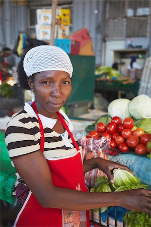 simsearch:862-08718720,k - Fruit and vegetable vendor in municipal market, Maputo, Mozambique Stock Photo - Rights-Managed, Code: 862-03807902