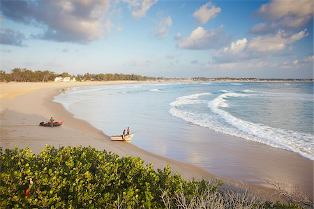 exotic - Fishermen with boats on Tofo beach, Tofo, Inhambane, Mozambique Stock Photo - Rights-Managed, Code: 862-03807924