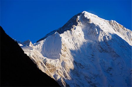 environment panoramic - Asia, Nepal, Himalayas, Sagarmatha National Park, Solu Khumbu Everest Region, Unesco World Heritage, Cho Oyu (8201m), from Gokyo Stock Photo - Rights-Managed, Code: 862-03808081