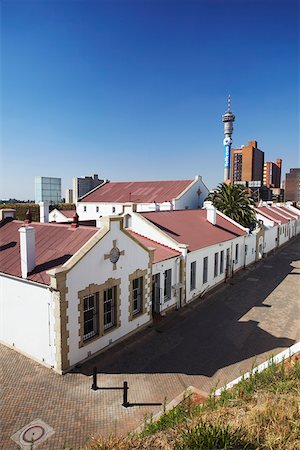 simsearch:862-03808368,k - Old Fort in Constitution Hill with Telkom Tower in background, Johannesburg, Gauteng, South Africa Stock Photo - Rights-Managed, Code: 862-03808229