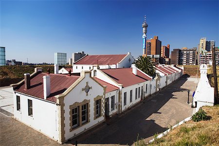 Old Fort in Constitution Hill with Telkom Tower in background, Johannesburg, Gauteng, South Africa Stock Photo - Rights-Managed, Code: 862-03808287