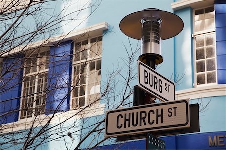 simsearch:862-03808301,k - Street sign, City Bowl, Cape Town, Western Cape, South Africa Foto de stock - Con derechos protegidos, Código: 862-03808301