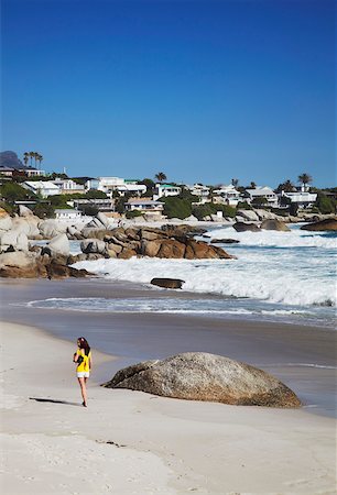 simsearch:862-03808417,k - Femme sur Clifton beach, Clifton, 2ème Cape Town, Western Cape, Afrique du Sud Photographie de stock - Rights-Managed, Code: 862-03808319