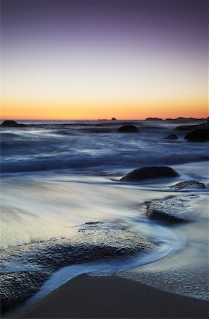 Camps Bay at sunset, Cape Town, Western Cape, South Africa Foto de stock - Direito Controlado, Número: 862-03808344