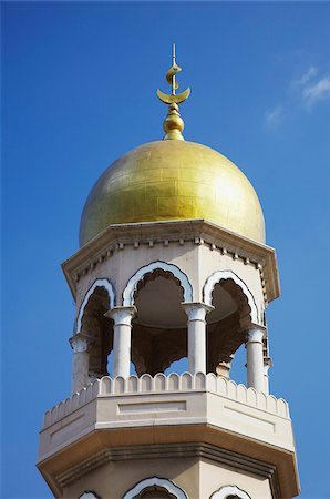 simsearch:862-03808402,k - Minaret at Juma Mosque, Durban, KwaZulu-Natal, South Africa Stock Photo - Rights-Managed, Code: 862-03808389