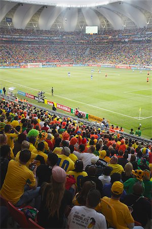 Les fans de football à la Coupe du monde de match, Port Elizabeth, Eastern Cape, Afrique du Sud Photographie de stock - Rights-Managed, Code: 862-03808410