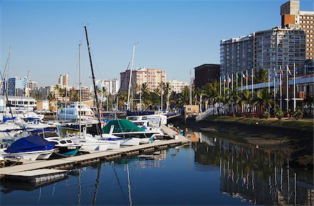 simsearch:862-03808402,k - Boats docked in Royal Natal Yacht Club, Victoria Embankment, Durban, KwaZulu-Natal, South Africa Foto de stock - Con derechos protegidos, Código: 862-03808454