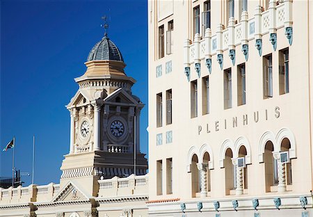 port elizabeth - City Hall and Pleinhuis, Port Elizabeth, Eastern Cape, South Africa Foto de stock - Con derechos protegidos, Código: 862-03808459