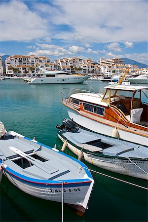 Puerto Banus, the most luxury port of Costa del Sol, Andalusia, Spain. Stock Photo - Rights-Managed, Code: 862-03808589