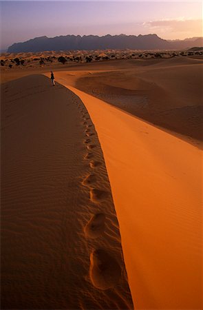 simsearch:862-03731778,k - Niger, Tenere Desert.Sand Dunes au bord de la Desert.This du Ténéré est la plus grande aire protégée en Afrique, couvrant plus de 7,7 millions d'hectares. Photographie de stock - Rights-Managed, Code: 862-03820903