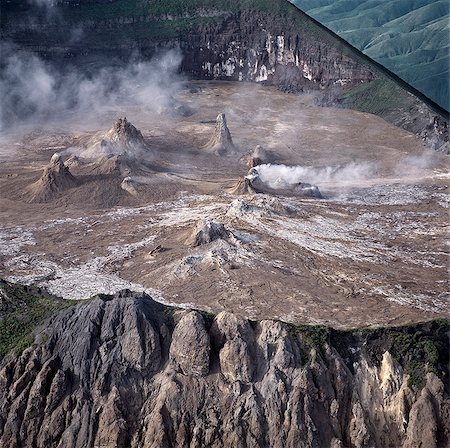 Ol doinyo Lengai, Maasais montagne de Dieu, est le volcan actif seulement dans le Gregory Rift.An importante section de la branche orientale d'Afriques Grand Rift Valley.It rejette toujours les laves de carbonatite rare, blanchir sur l'exposition à l'air. Photographie de stock - Rights-Managed, Code: 862-03821006