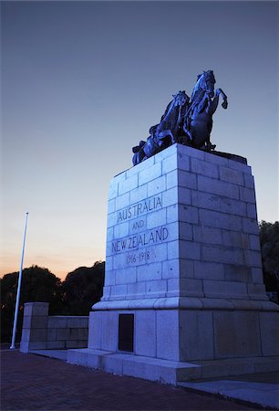 Wüste montierte Corps Memorial am Mount Clarence, Albany, Western Australia, Australien Stockbilder - Lizenzpflichtiges, Bildnummer: 862-03887194