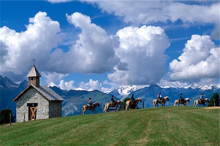 simsearch:400-06517682,k - Horse-riding in Moelltal Valley, Hohe Tauern National Park, Carinthia, Austria Stock Photo - Rights-Managed, Code: 862-03887299