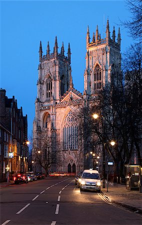 simsearch:862-03887665,k - York Minster is a Gothic cathedral in York, England and is one of the largest of its kind in Northern Europe alongside Cologne Cathedral. Stock Photo - Rights-Managed, Code: 862-03887670