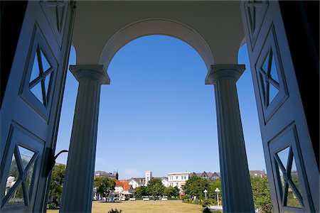 Health resort hotel, Norderney, East Friesland, Germany Stock Photo - Rights-Managed, Code: 862-03887897