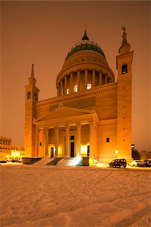 potsdam - Church of St. Nikolai in Potsdam by Friedrich Schinkel. Foto de stock - Con derechos protegidos, Código: 862-03888002