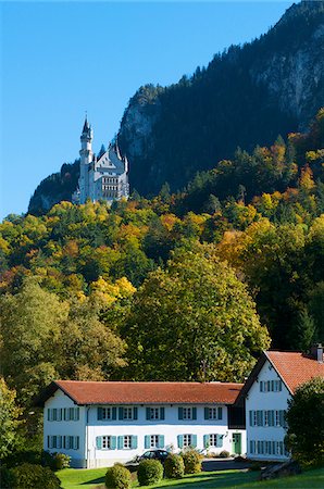 Neuschwanstein Castle ans Lake Alpsee, Allgaeu, Bavaria, Germany Stock Photo - Rights-Managed, Code: 862-03888029
