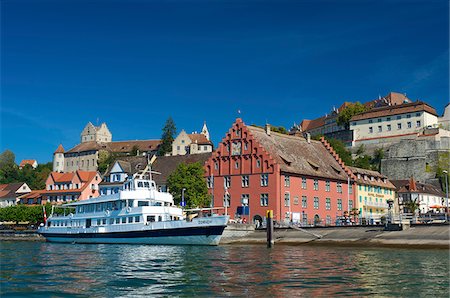 simsearch:862-03887941,k - Cityscape of Meersburg, Lake Constance, Baden-Wuerttemberg, Germany Stock Photo - Rights-Managed, Code: 862-03888094