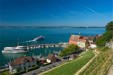 simsearch:862-03887941,k - Harbour of Meersburg, Lake Constance, Baden-Wuerttemberg, Germany Stock Photo - Rights-Managed, Code: 862-03888091