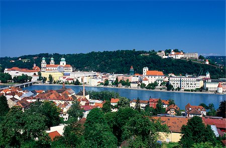 passau - Passau, Lower Bavaria, Bavaria, Germany Fotografie stock - Rights-Managed, Codice: 862-03888161