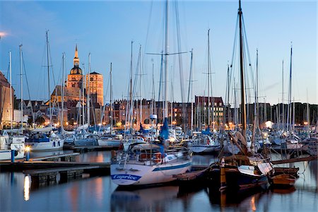 simsearch:862-03887941,k - Harbour and old town, Stralsund, Mecklenburg-Western Pomerania, Germany Stock Photo - Rights-Managed, Code: 862-03888194