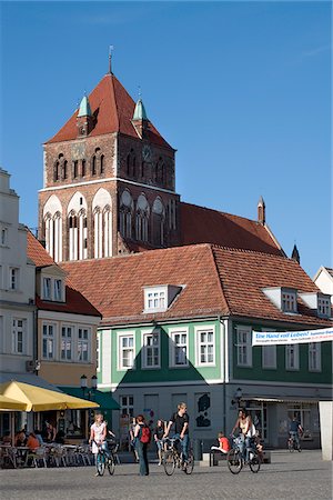 simsearch:862-03887941,k - Market square and St. Mary Church, Greifswald, Mecklenburg-Western Pomerania, Germany Stock Photo - Rights-Managed, Code: 862-03888200