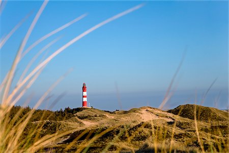 schleswig-holstein - Lighthouse in the dunes, Amrum Island, North Frisian Islands, Schleswig Holstein, Germany Stock Photo - Rights-Managed, Code: 862-03888252