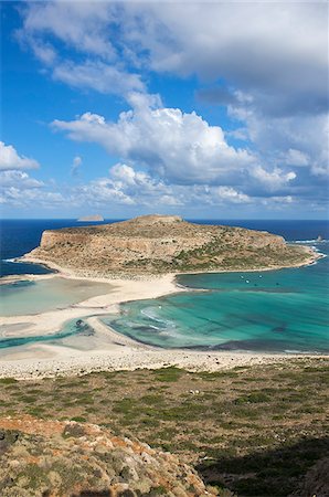 Balos Beach, Gramvousa Peninsula, Crete, Greece Stock Photo - Rights-Managed, Code: 862-03888327