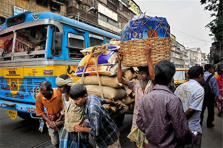 full picture of a man - Traffic jam in Kolkata (Calcutta), India Stock Photo - Rights-Managed, Code: 862-03888418