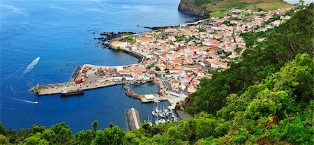 simsearch:862-03889213,k - The town of Velas, capital city of Sao Jorge. Azores islands, Portugal Stock Photo - Rights-Managed, Code: 862-03889265