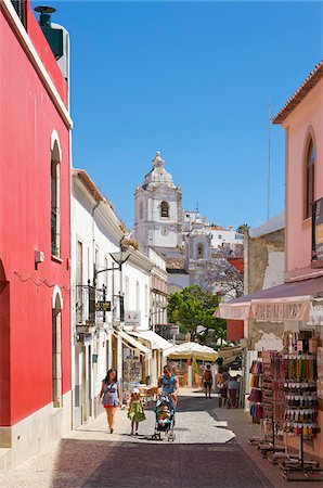 faro portugal - Old Town of Lagos, Algarve, Portugal Foto de stock - Con derechos protegidos, Código: 862-03889359