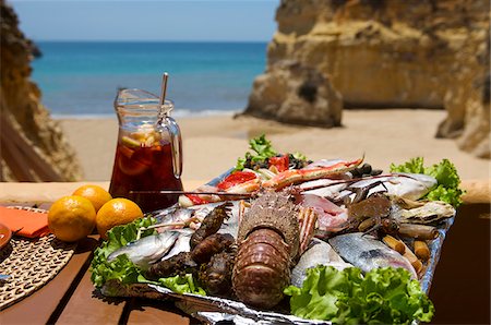 Restaurant, Praia dos Tres Irmaos near Alvor, Algarve, Portugal Foto de stock - Con derechos protegidos, Código: 862-03889401