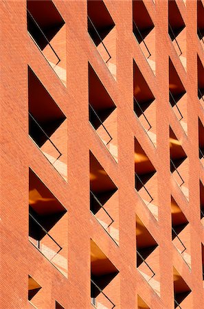 Architecture contemporaine de Madrid. Espagne Photographie de stock - Rights-Managed, Code: 862-03889615