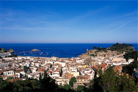 Tossa de Mar, Costa Brava, Catalonia, Spain Stock Photo - Rights-Managed, Code: 862-03889650