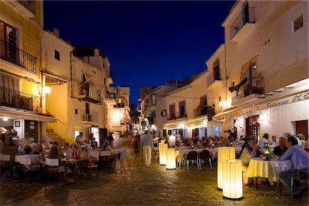 Old Town, Dalt Vila, Eivissa, Ibiza, the Balearic Islands, Spain Foto de stock - Con derechos protegidos, Código: 862-03889677