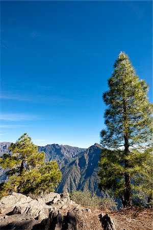 Caldera de Taburiente, Parque Nacional de Taburiente, La Palma, Canary Islands, Spain Foto de stock - Con derechos protegidos, Código: 862-03889712
