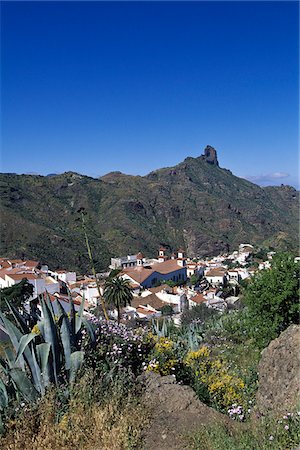 Tejeda, Roque Bentaiga, Gran Canaria, Iles Canaries, Espagne Photographie de stock - Rights-Managed, Code: 862-03889738