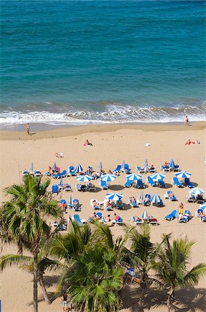 Las Canteras beach, Las Palmas, Gran Canaria, Canary Islands, Spain Stock Photo - Rights-Managed, Code: 862-03889730