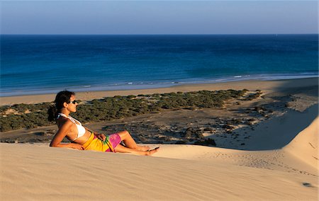 fuerteventura - Coast of Sotavento, Fuerteventura, Canary Islands, Spain Foto de stock - Con derechos protegidos, Código: 862-03889807