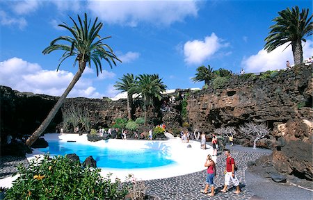 Jameos del Agua, Lanzarote, îles Canaries, Espagne Photographie de stock - Rights-Managed, Code: 862-03889802