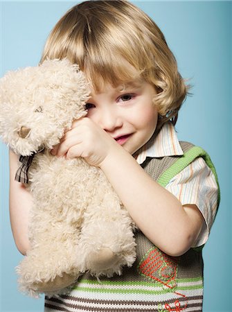 simsearch:877-06833387,k - Little boy with stuffed toy Stock Photo - Rights-Managed, Code: 877-06834037