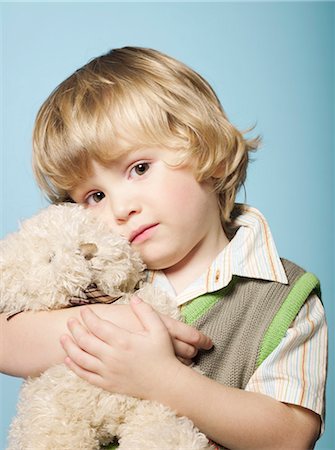 simsearch:877-06833387,k - Little boy with stuffed toy Stock Photo - Rights-Managed, Code: 877-06834033