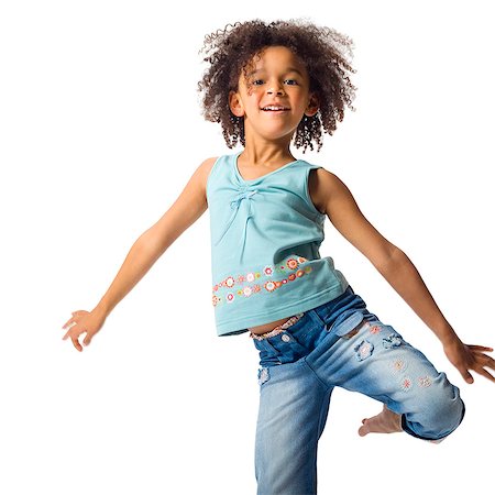simsearch:877-06833378,k - Young girl dancing Foto de stock - Con derechos protegidos, Código: 877-06834978