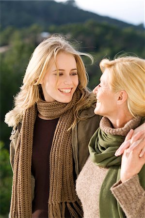 simsearch:877-06832488,k - Portrait of a young woman and senior woman Stock Photo - Rights-Managed, Code: 877-06836320