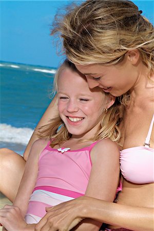 simsearch:877-06833417,k - Young woman and little girl Stock Photo - Rights-Managed, Code: 877-06836558