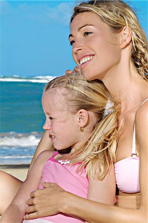 simsearch:877-06832488,k - Young woman and little girl Stock Photo - Rights-Managed, Code: 877-06836559