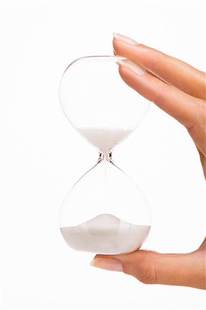 sanduhr - Woman's hands holding a hourglass Stockbilder - Lizenzpflichtiges, Bildnummer: 877-06832588